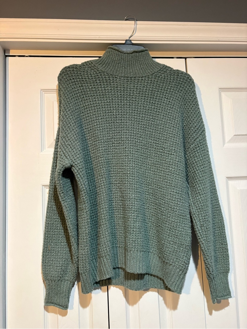 American Eagle Outfitters Olive Green Turtleneck Sweater